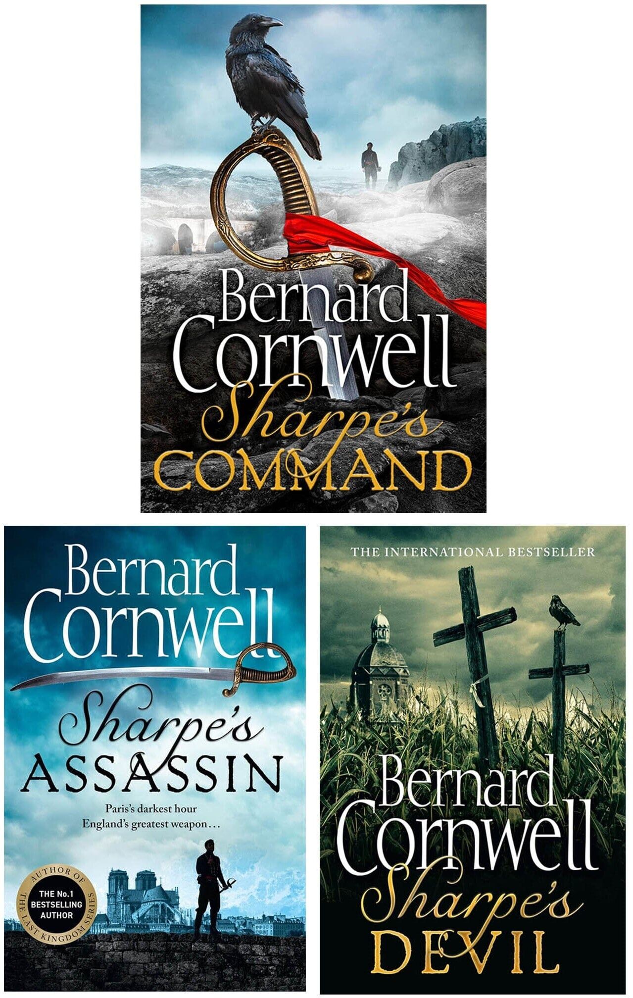 Sharpe by Bernard Cornwell 3 Books Collection Set (Books 14, 23, 24) - Fiction - Paperback/Hardback HarperCollins Publishers