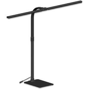 Hansa Schreibtischlampe Novano, schwarz, LED, dimmbar, 1200 Lumen, warm- bis tageslichtweiß