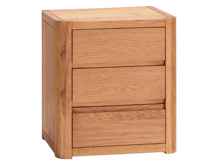 Hasena Nachtschrank, Eiche, Holz, Eiche, massiv, 3 Schublade(n) Schubladen, 50x56x40 cm, Soft-Close-System, Holzmöbel, Holztische, Nachttische Holz