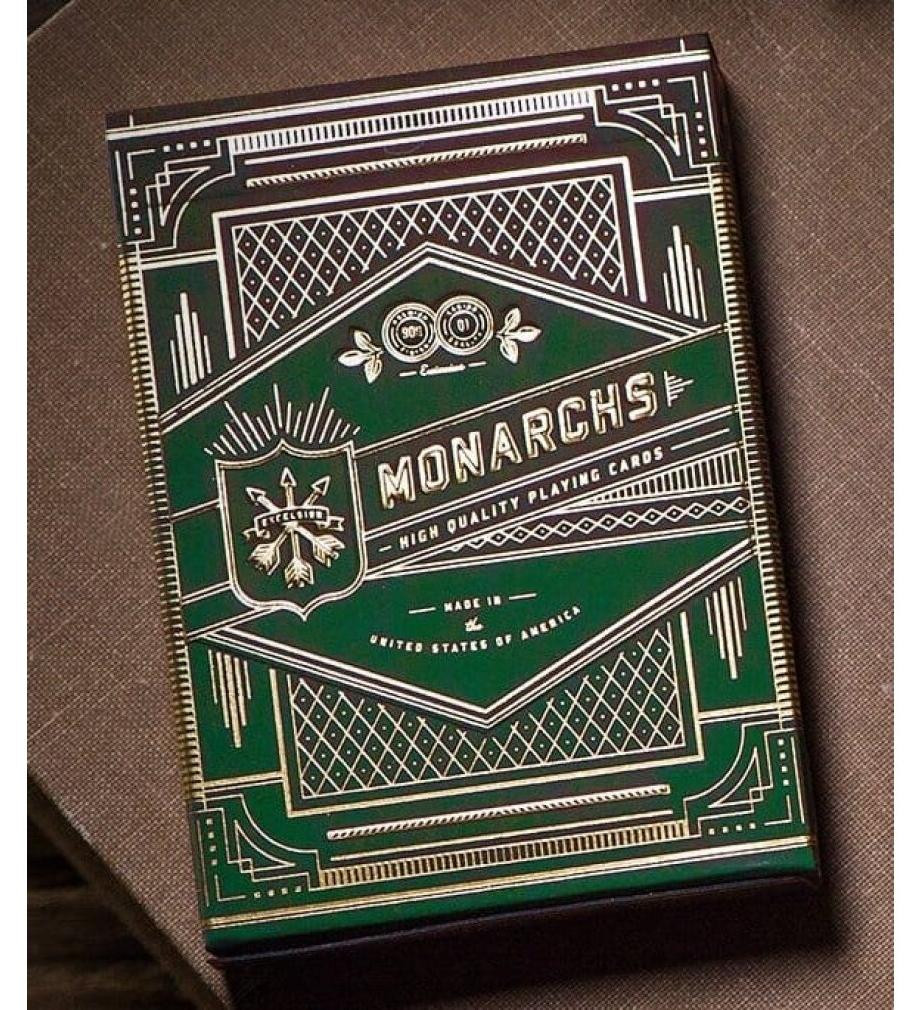 Theory 11 Monarch Green speelkaarten