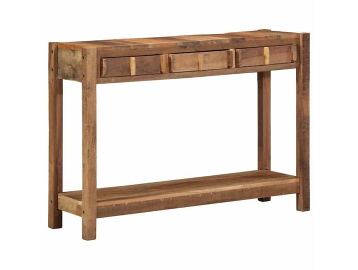 En solde  Table console moderne - UU - Petite Table de Présentation - Marron 107x33x76 cm Bois Recyclé Solide L6261