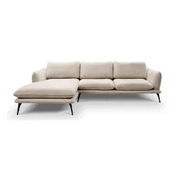 Ecksofa Portimao Stoff Nata
