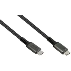Alcasa 2240-CCT030A USB Kabel USB 2.0 3 m USB C 0,48 Gbit/s 240 W Graphit