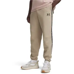 UNDER ARMOUR Icon Fleece Taped Jogginghose Herren 299 - city khaki/black L