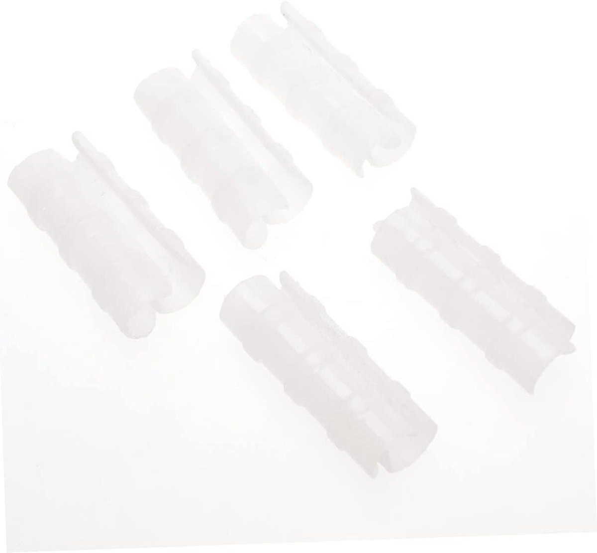 Wit Broeikas Clips - Plastic Kasklemmen voor Tuinieren - 24-26 mm