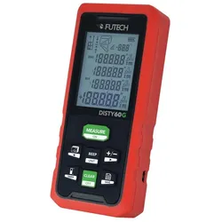 Futech, Laserentfernungsmesser, Laserentfernungsmesser DISTY 60 GREEN 0,05 b.60m Â± 2mm IP 54 (60 m, Laserentfernungsmesser)