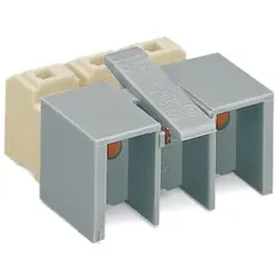 Wago 272-405/272-491 Netzanschlussklemme,ohne PE-Kontakt,ohne Drücker,weiß/grau 272405272491