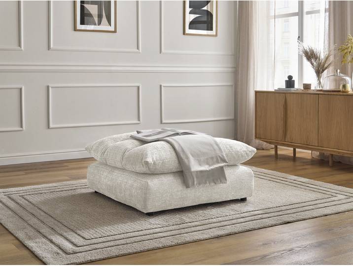 Pouf NEIL tissu texturé