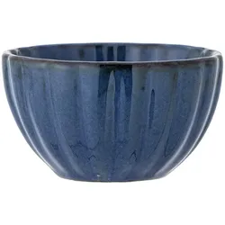 Bloomingville Latina Schale, Steingut, Ø 9xH5 cm, blau