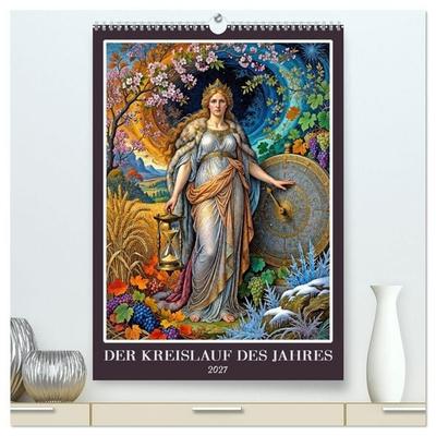 Der Kreislauf des Jahres (hochwertiger Premium Wandkalender 2027 DIN A2 hoch), Kunstdruck in Hochglanz