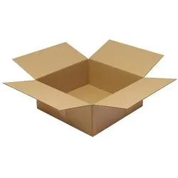 Transpak, Versandkarton + Versandbox, Faltkarton 1-wellig Masse 500x500x200mm Qualität 1.30 C braun braun (25 Stk., 50 x 50 x 20 cm)