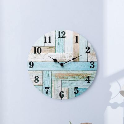 Value Selection Wincott 15.75 Inch Farmhouse Wall Clock Rustic Shiplap Wood Clock Wincott 15.75 Inch Farmhouse Wall Clock Rustic Shiplap Wood Clock