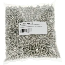 INLINE Lüfterschrauben, 5,0x10,0mm, silbern, bulk 2000er Pack