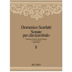 Sonate per clavicembalo vol.8, Fachbücher von Domenico Scarlatti