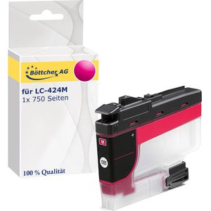 kompatibel für Brother LC-424M, 750 Seiten, magenta