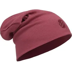 BUFF Herren HEAVYWEIGHT MERINO WOOL Mütze LOOSE, Größe ONE SIZE in Rot 422