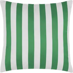 Outdoor-Kissen Amore Streif Grün/Weiß ca. 45x45cm