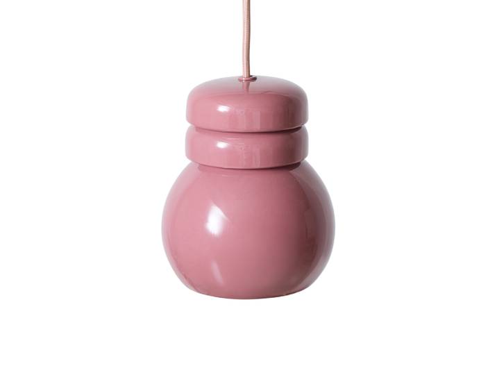 HK LIVING - Suspension Bulb - Rose - Grès émaillé