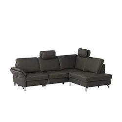 medium Ecksofa  Medium Plus , braun , Maße (cm): B: 265 H: 89 T: 200.0