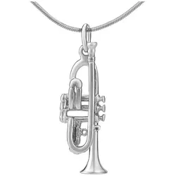 Silvego, Christbaumschmuck, Silver Pendant Tube - Trumpet PRM13004