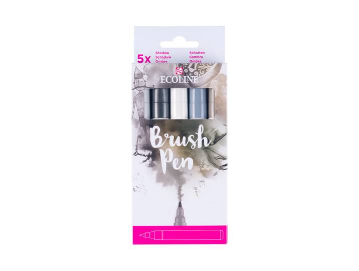 Ecoline Brushpen Schatten 5 Farben