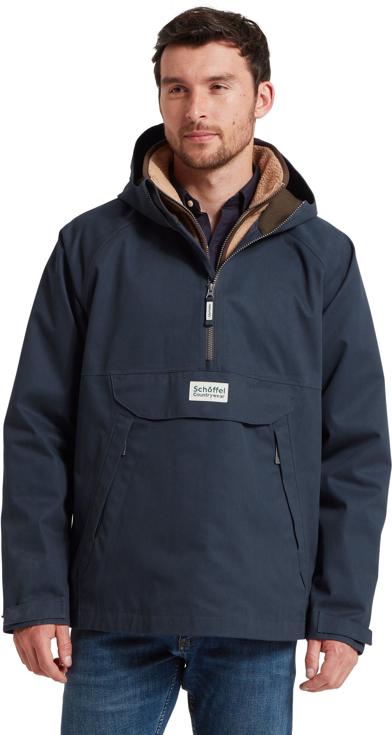Schöffel Country Overton Waterproof Anorak - Blue - Size L - Men