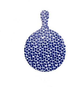 Vietri Santorini Flowers Round Cheese Board