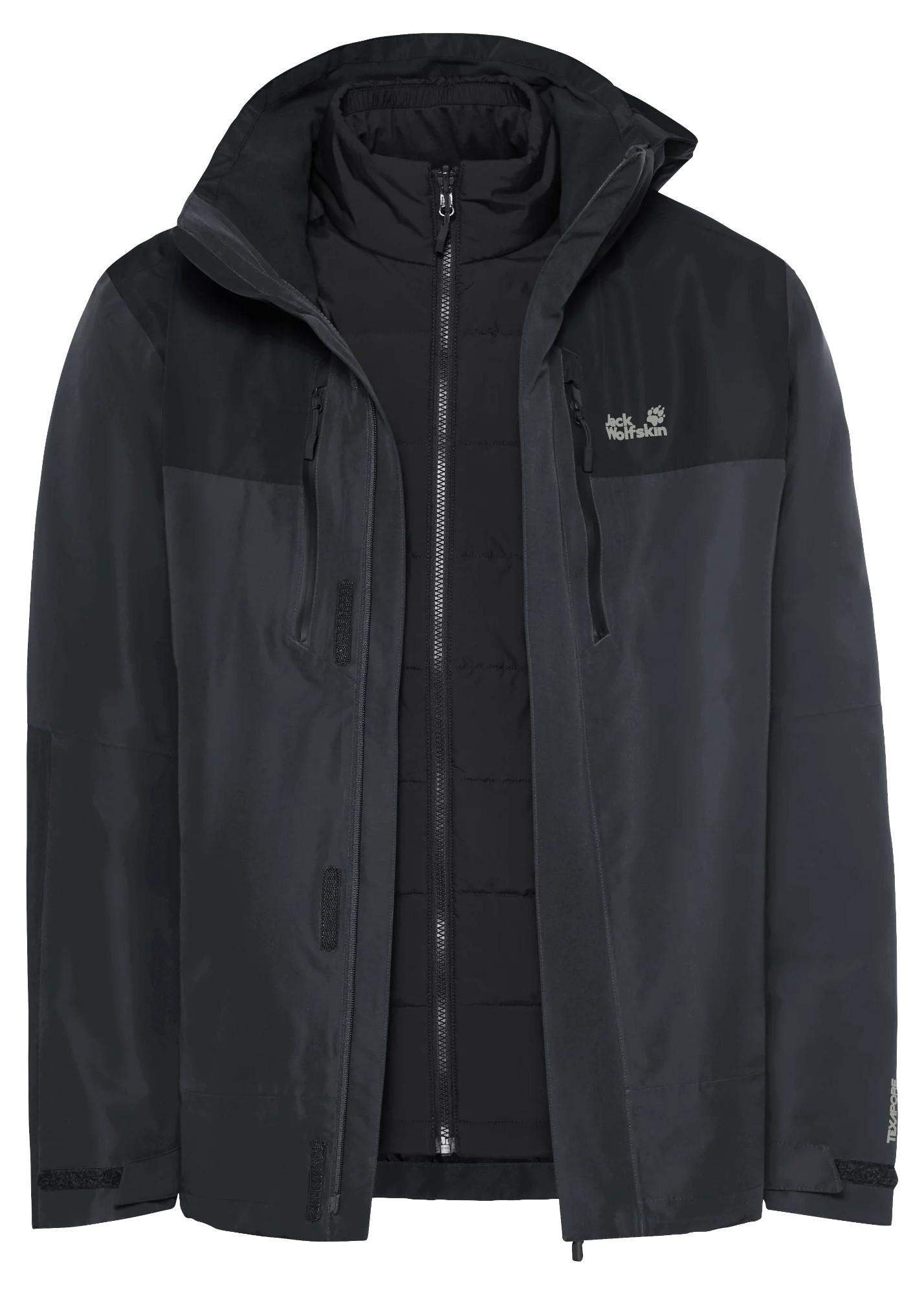 Jack Wolfskin Jasper Pro 3In1 Jkt M Phantom Phantom Xxl