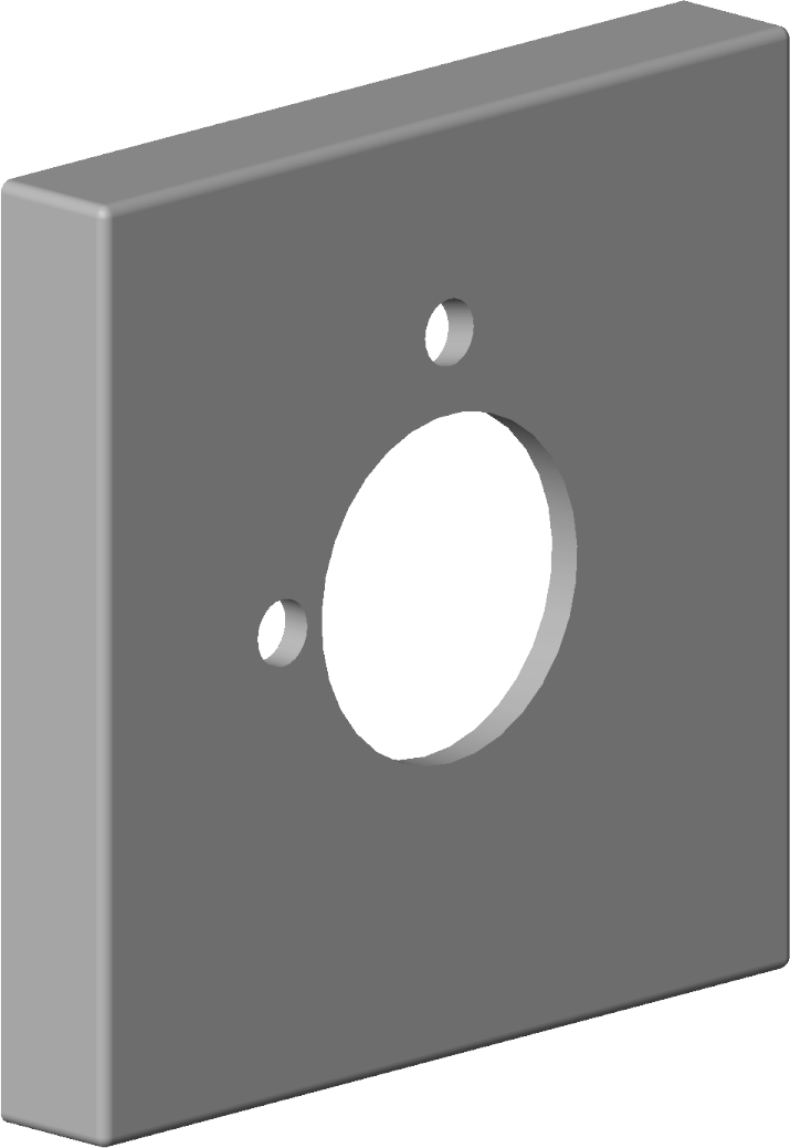 Dornbracht rosace - 092768001-00 60x60x25_chrom
