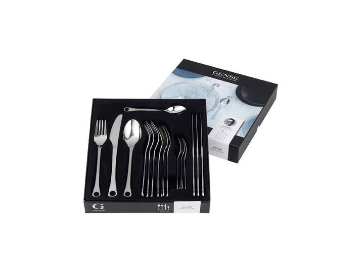 Gense Pantry Cutlery Set Matte Stainless Steel 16 Pieces