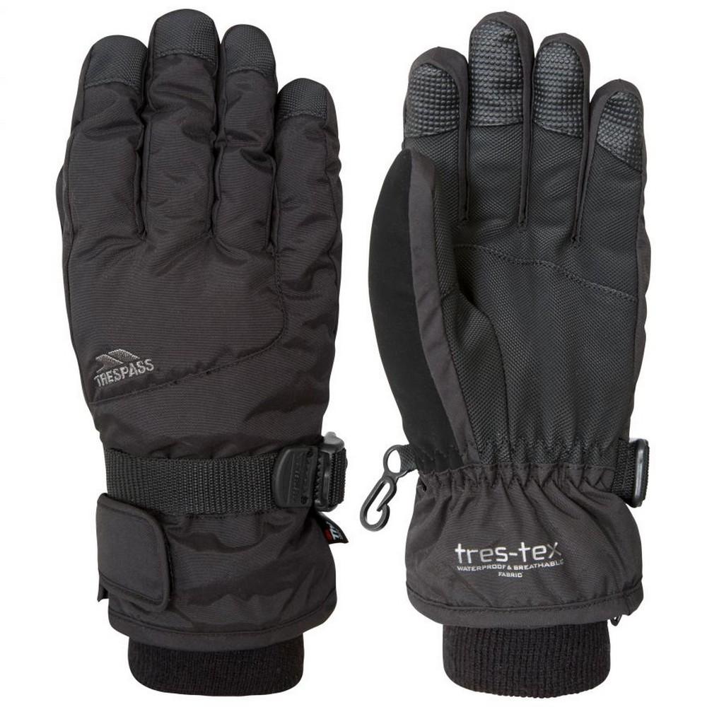 Trespass Kinderen/Kids Ergon II Ski Handschoenen (Zwart)