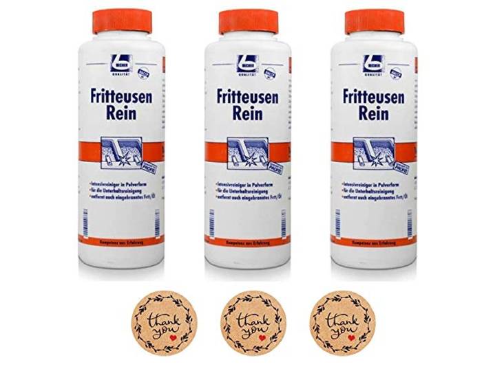 10x Dr. Becher Fritteusen Rei, Pulver - 1 kg Flasche (1000 g)