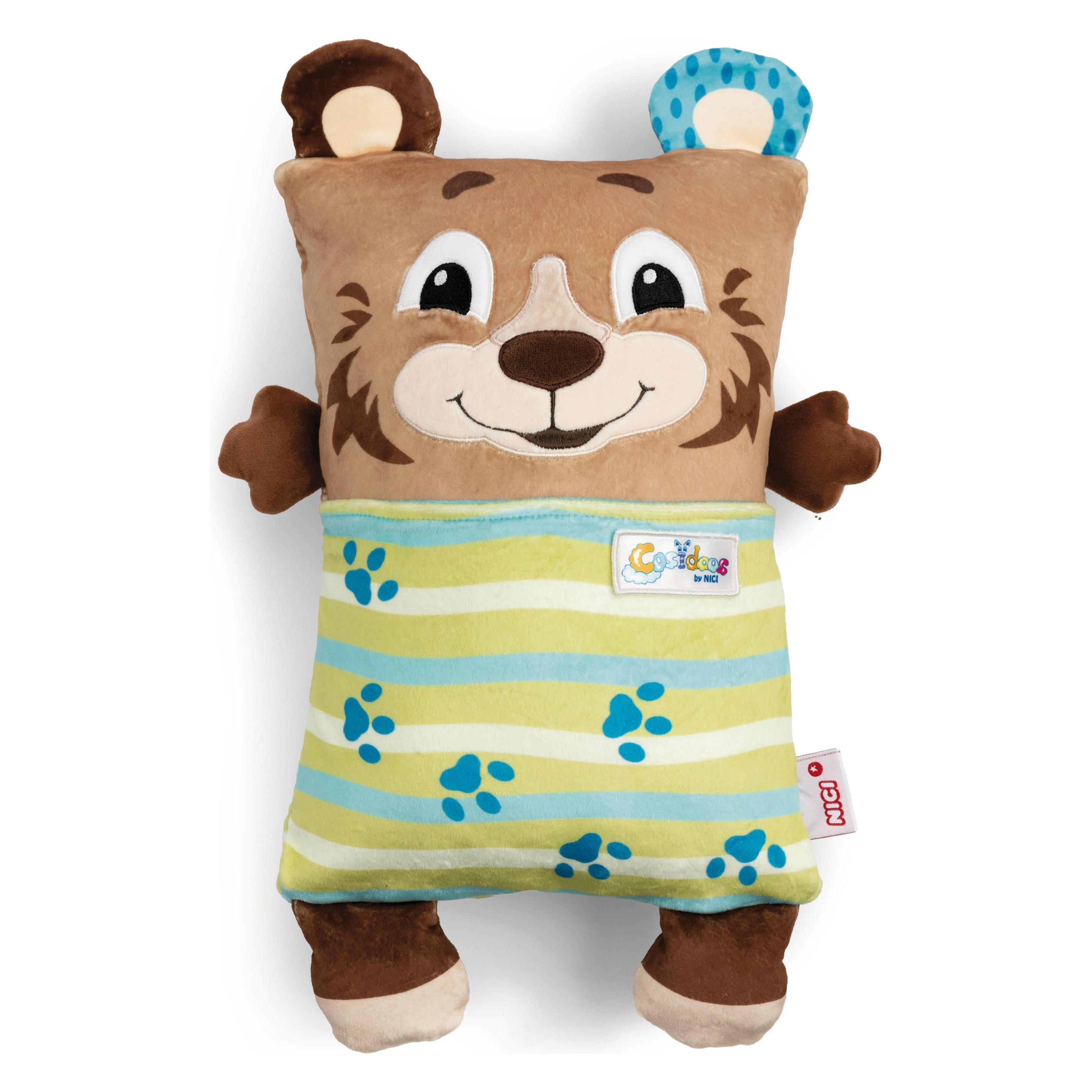 NICI 62293 Kuscheltier Bär mit Wendefunktion 30x20cm (30 cm) (62293)