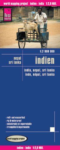 Peter Rump, Reise Know-How Verlag - Reise Know-How Landkarte Indien. Nepal. Sri Lanka (1 : 2 900 000) - Preis vom 19.10.2026 19:33:35 h