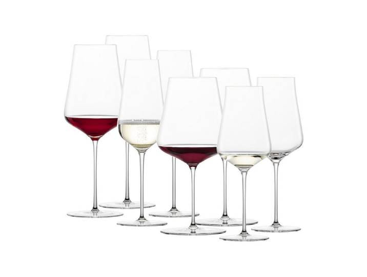 Zwiesel Glas Gläser-Set Duo Wein- und Champagnergläser 8er Set, 8-tlg., Glas