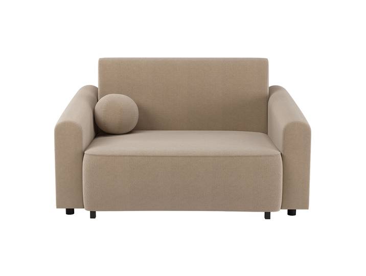Zweisitziges ausklappbares Sofa Stevio 150 cm mit Stauraum,