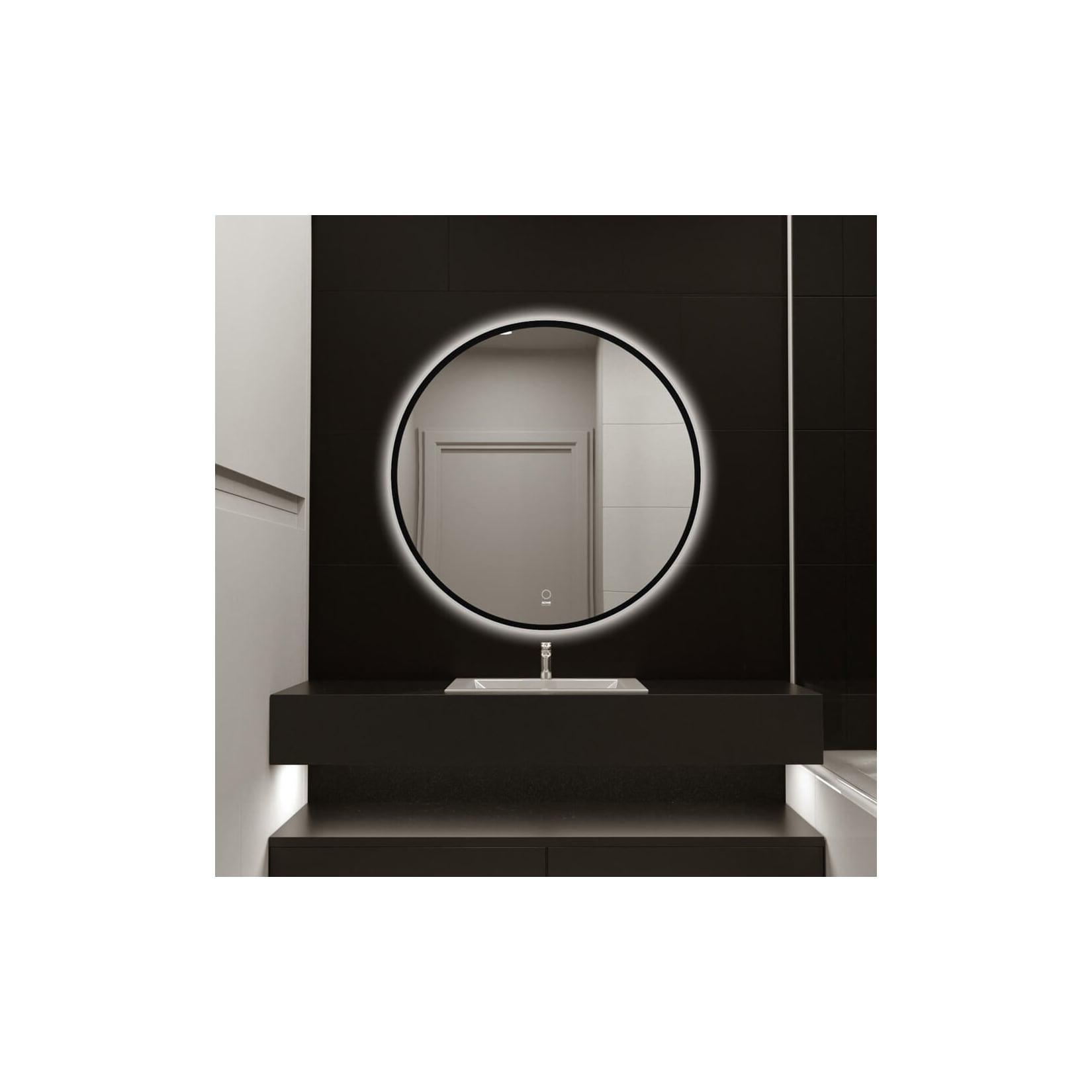 HOME DELUXE LED-Spiegel Rund DUBI - 100 cm