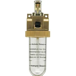 Druckluft-Nebelöler Anschluss G1/2 Durchfluss: 4.330 l/min