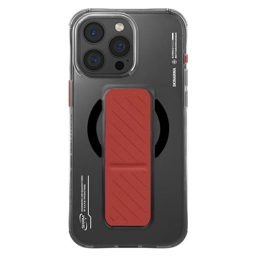 Skinarma case Axon iPhone 16 Pro 6.3" Magnetic Charging + Grip Stand black (Apple iPhone 16 Pro) (SK-2024IPP63-AXON-BLK)