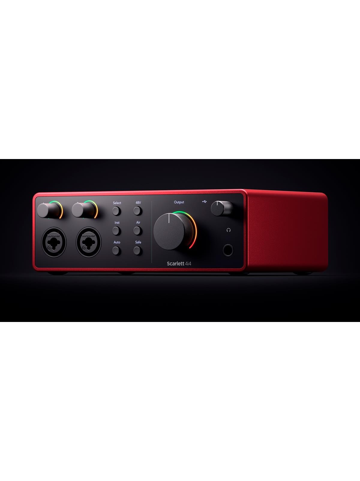 Focusrite Scarlett 4i4 4th Gen - 4-in/4- out audio interface