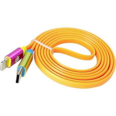 CALLIOPE USB Kabel C > Lightning Daten-/Strom-Kabel Calliope [1x USB-C® Stecker - 1x Apple Lightning-Stecker] 1 m Orange