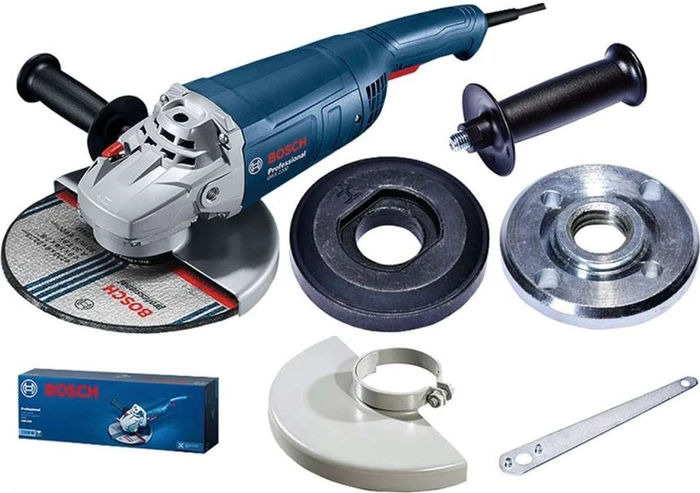 BOSCH Professional elektrischer Winkelschleifer 230 mm GWS 2200 0.601.8C1.120