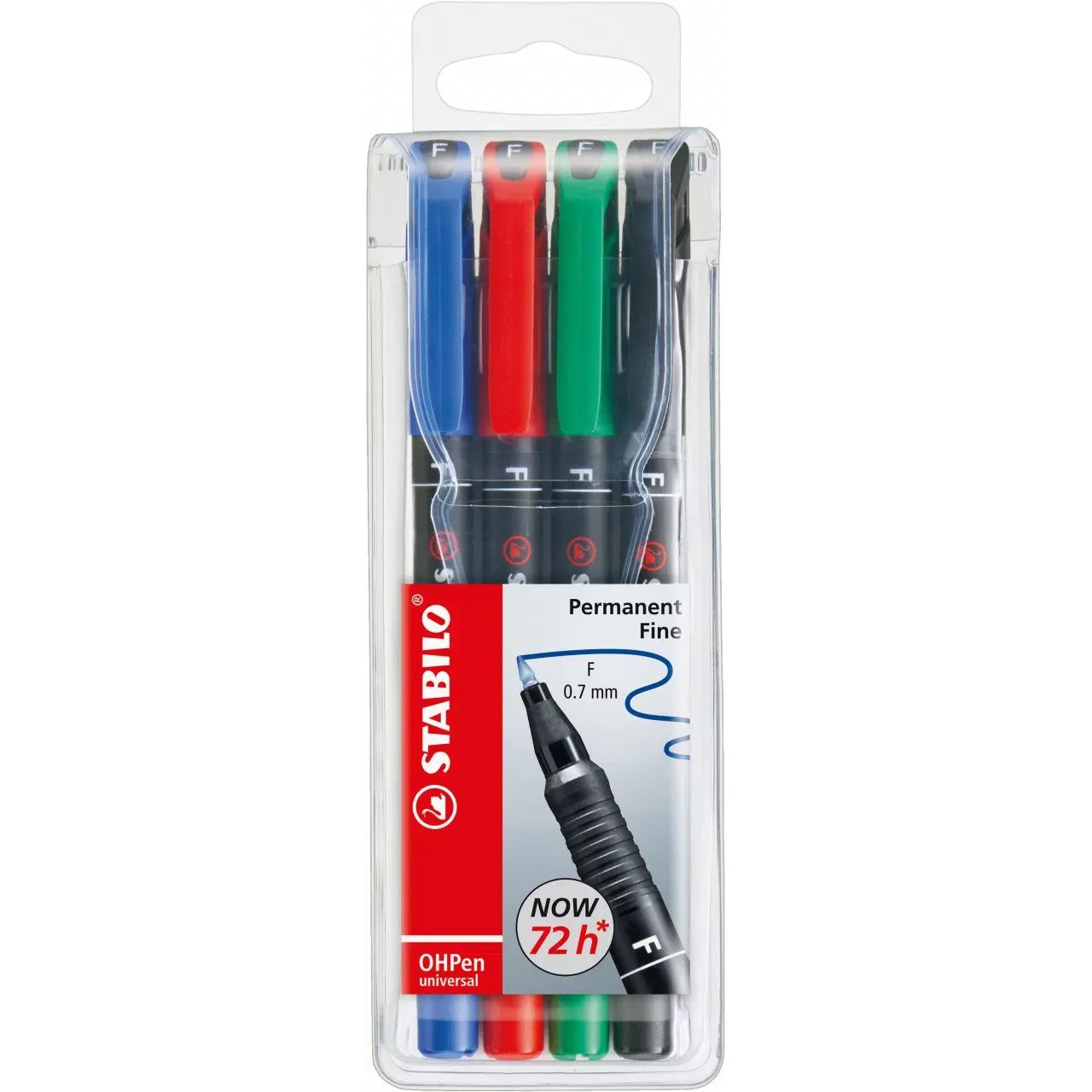 STABILO OHPen universal Folienstifte-Set farbsortiert permanent 4 St.