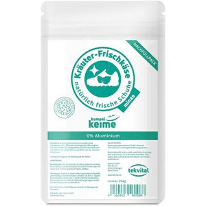 Kumpelkeime Schuhdeo Kräuter-Frischkäse Nachfüller, mit Minzduft, ohne Aluminium, Puder 204g
