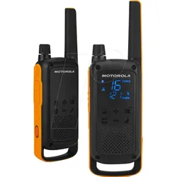 MOTOROLA T82E - PMR Funkgerät, 2-er Set, IPX4, gelb/schwarz