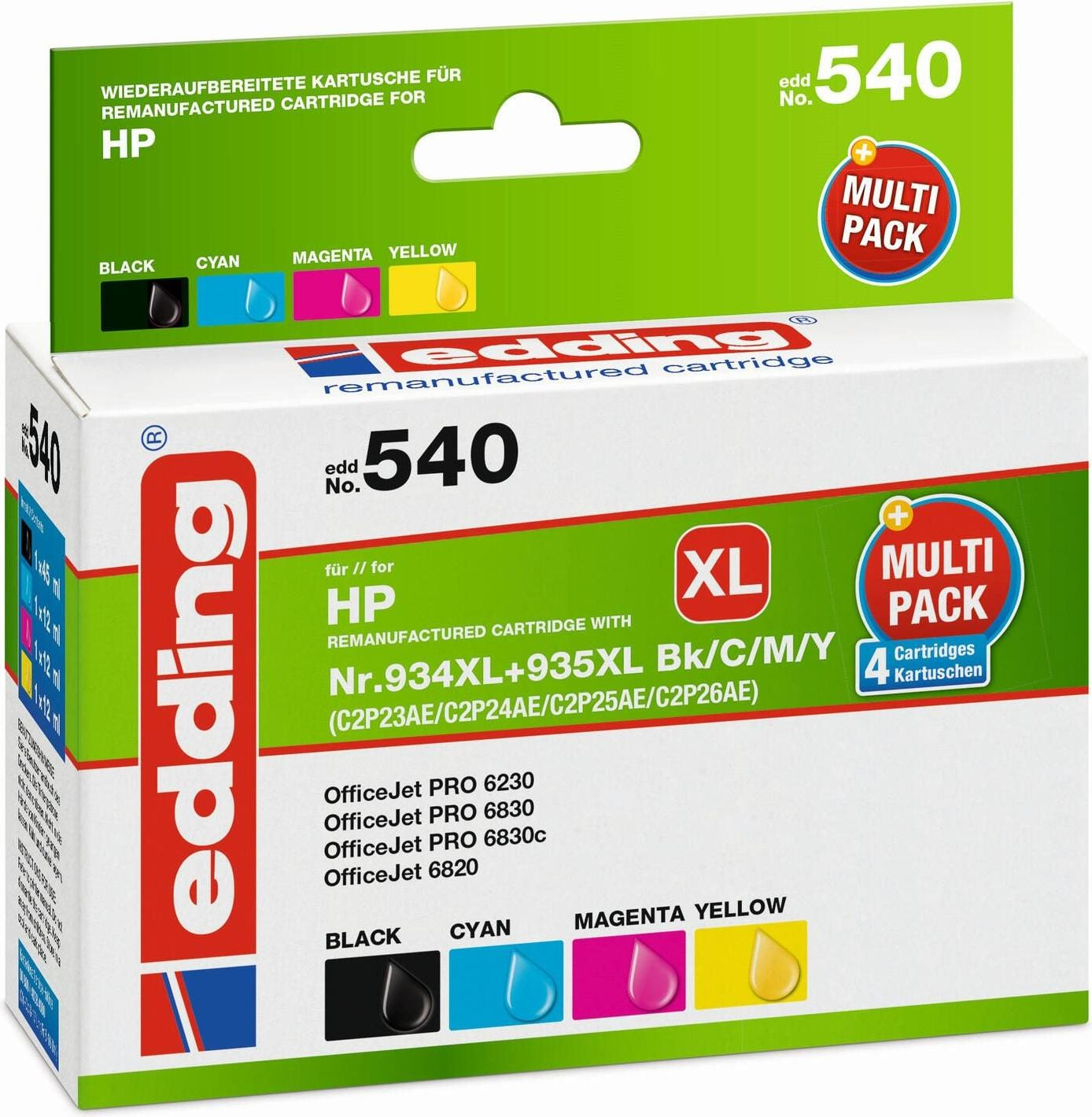 Edding Ti.ers.HP 934XL/935XL Inktcartridges