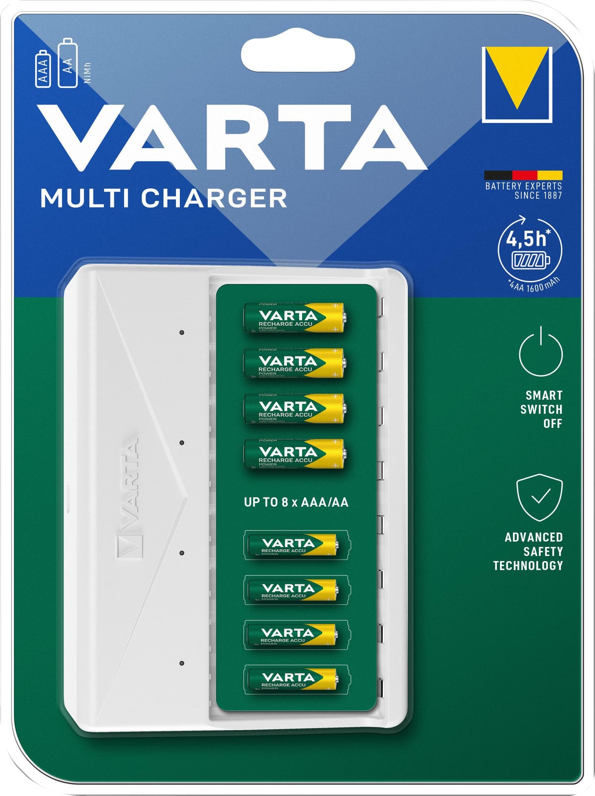 Varta Multi USB Sneloplader voor Accu's
