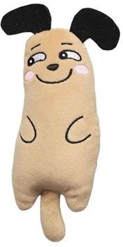 Uplifted Finds Catnip Chewing Plush Toy For Cats Teeth Grinding And Interactive Play brown