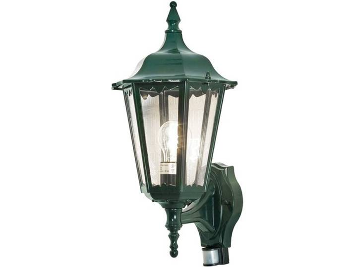 Konstsmide Firenze avec BWM Applique murale en aluminium laqué vert avec verre transparent