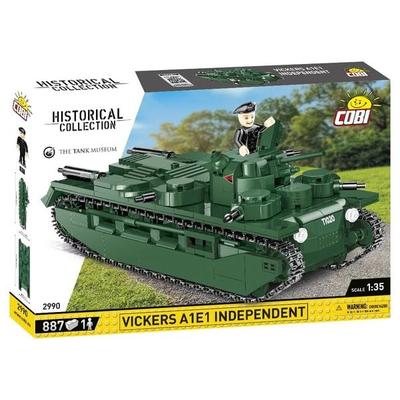 COBI Historical Collection 2990 - Vickers A1E1 Independent Panzer + 1 Figur
